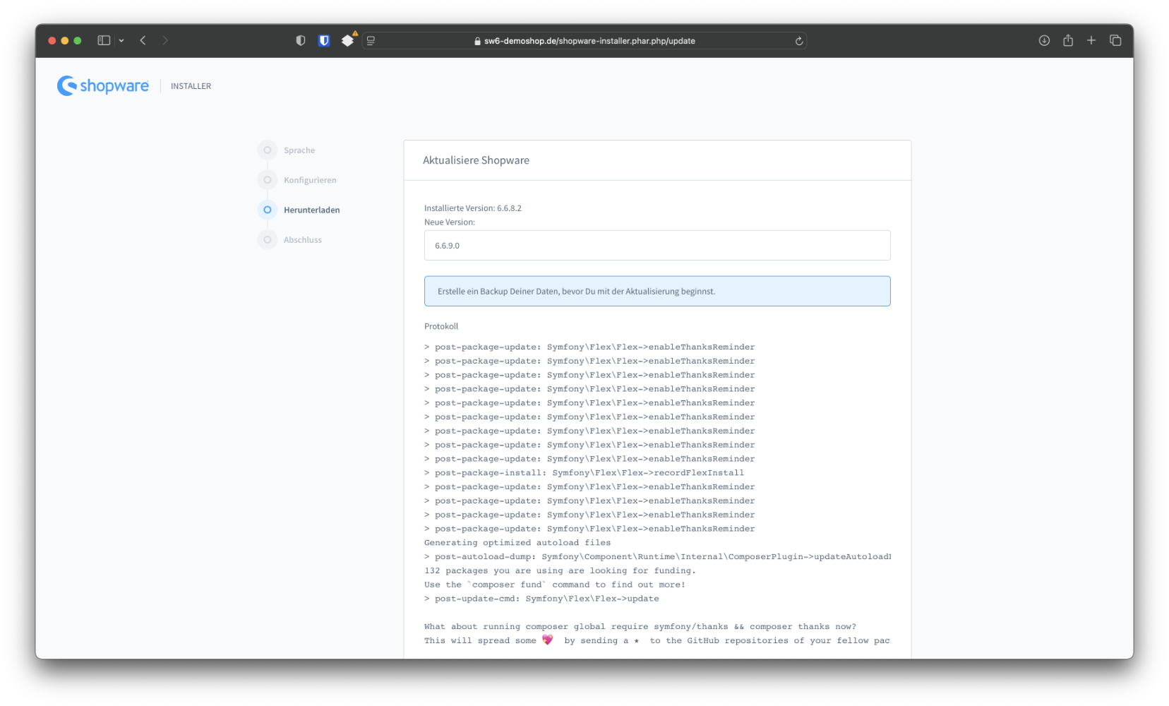 Update-Infos  page feature
                        image