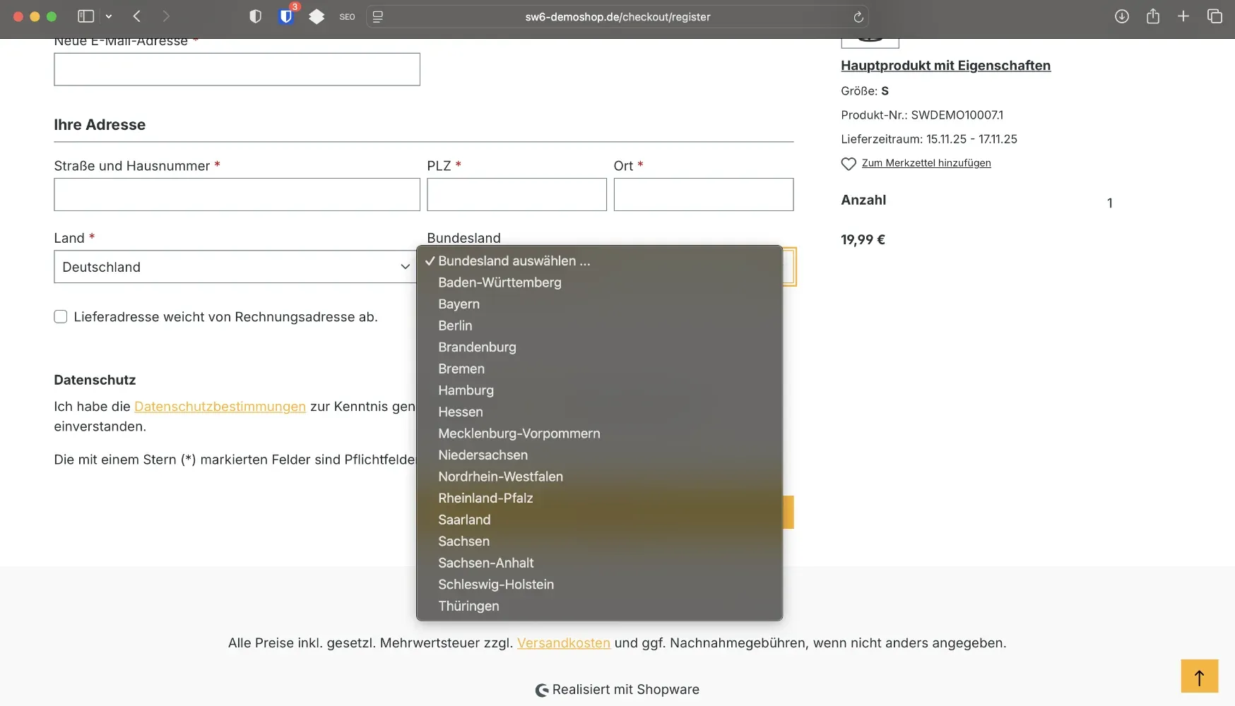 Checkout vereinfachen: Bundeslandabfrage entfernen 
                                            post feature image